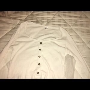 NEVER WORN Long sleeve crop top